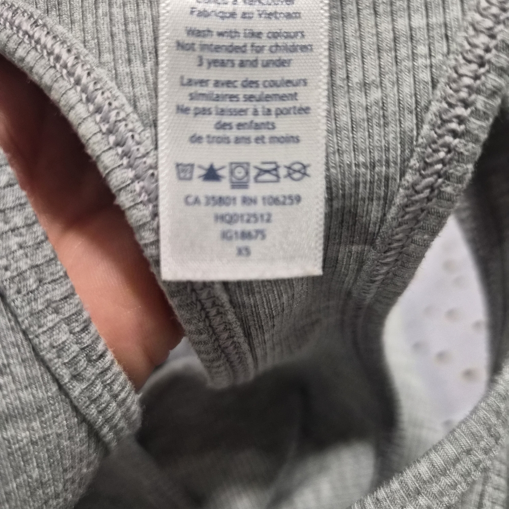 Ivivva Light Gray Ribbed Racerback Tank - Picture 3 of 3